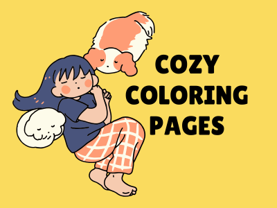 cozy coloring pages