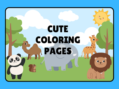 cute coloring pages
