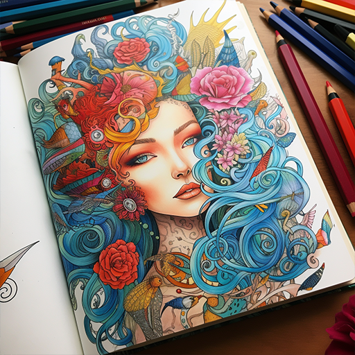 Colorful Creativity: Coloring Books project