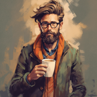 Creative artwork inspired by Hipster Corner style