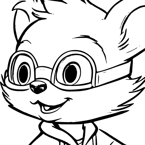 Coloring artwork with crisp, improved outlines